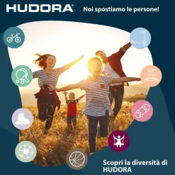 Hudora Fantastic 400V 400 cm inkl. Sicherheitsnetz rot