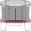 Hudora Fantastic 300V 300 cm inkl. Sicherheitsnetz rot