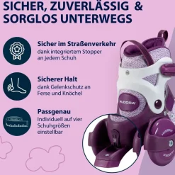 Hudora My First Quad Lavender 26-29
