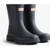 Hunter Downpour Short Boot Gummistiefel Blau 43