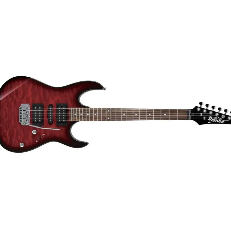 IBANEZ GRX70QA-TRB - Electric Guitar - Transparent Red Burst