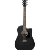 IBANEZ PF16MWCE-WK Elektro-Akustik-Gitarre black