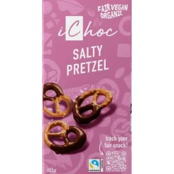 iChoc Salty Pretzel Schokolade 80 g