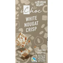 iChoc White Nougat Crisp Nougat 80 g