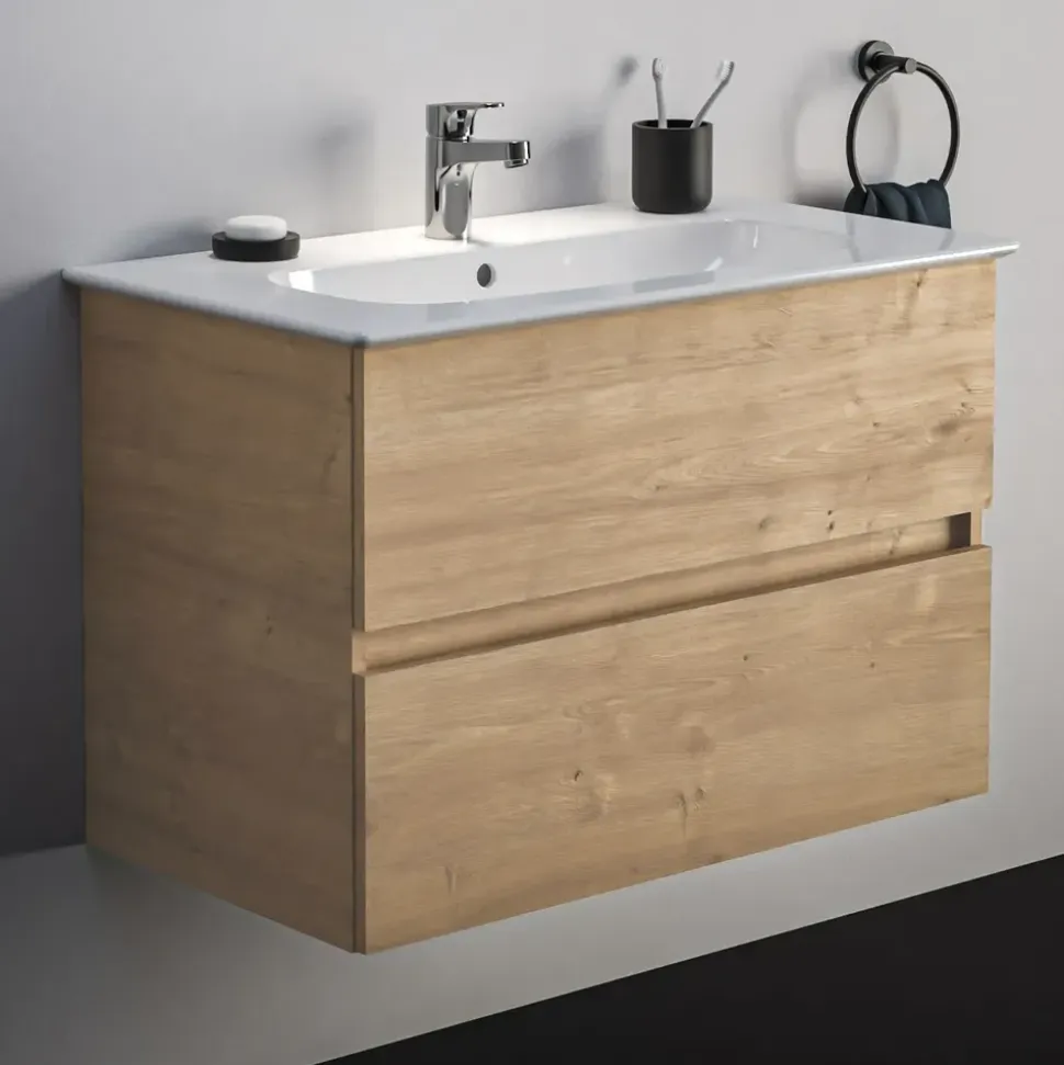 Ideal Standard Eurovit+ 2 Auszüge 80 x 44 x 55 cm Eiche