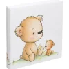 Ideal Trend Cat & Bears Fotoalbum 30x30 cm 100 weiße Seiten Baby Kinder Foto Album Fotobuch: Farbe: Teddybär