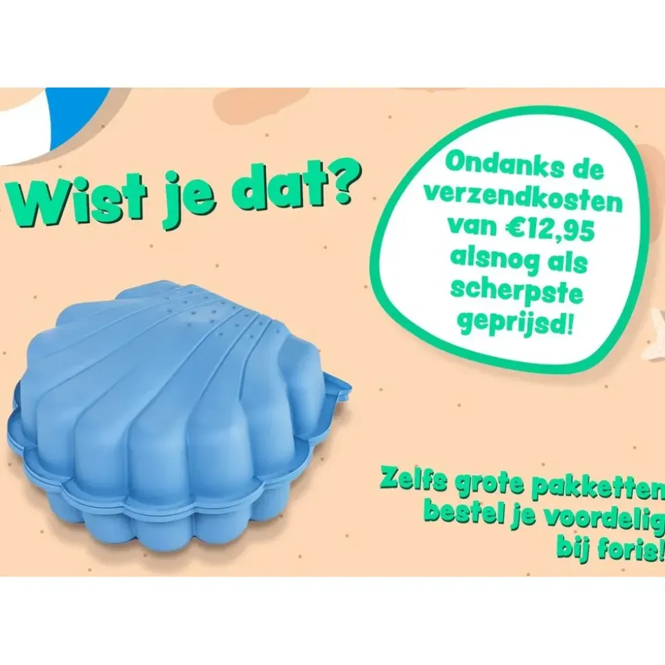 idee + spiel Sand- und Wassermuschel blau (T00752)