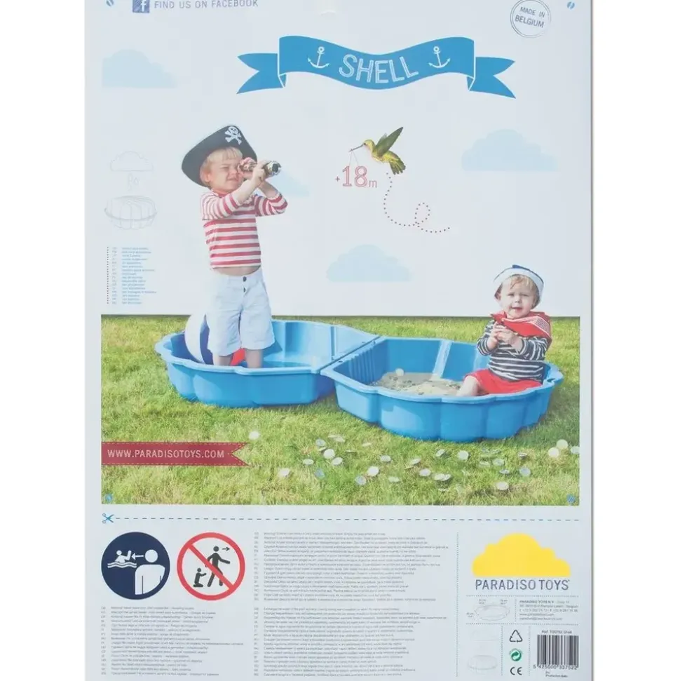 idee + spiel Sand- und Wassermuschel blau (T00752)