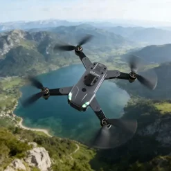 ideoon 4K Drohne mit Kamera Schwenkbar C0 Zertifiziert Faltbar GPS Rückkehr Hinderniserkennung Follow-Me