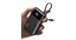 INIU 45W Power Bank, Ultra Klein 20000mAh mit Integriertem USB-C Kabel