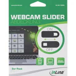 InLine Webcam Slider Abdeckung Schwarz