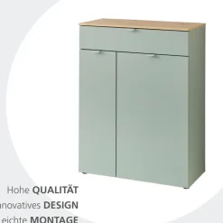 Innostyle Bari 78 x 103 x 38 cm schilfgrün matt / grün