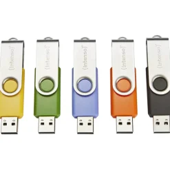 Intenso Basic Line 32 GB USB-Sticks USB 2.0 Speichersticks, 5er Pack