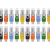 Intenso Basic Line 20x 4GB USB 2.0 Stick Set, Mehrfarbige Speichersticks