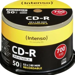 Intenso CD-R 700MB 52x bedruckbar 50er Spindel