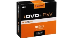 Intenso DVD+RW 4,7 GB 4x 10 St.