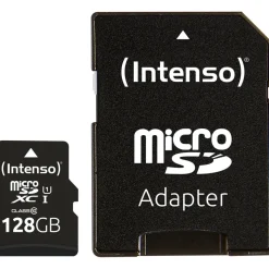 Intenso microSD UHS-I Premium 128 GB + SD-Adapter
