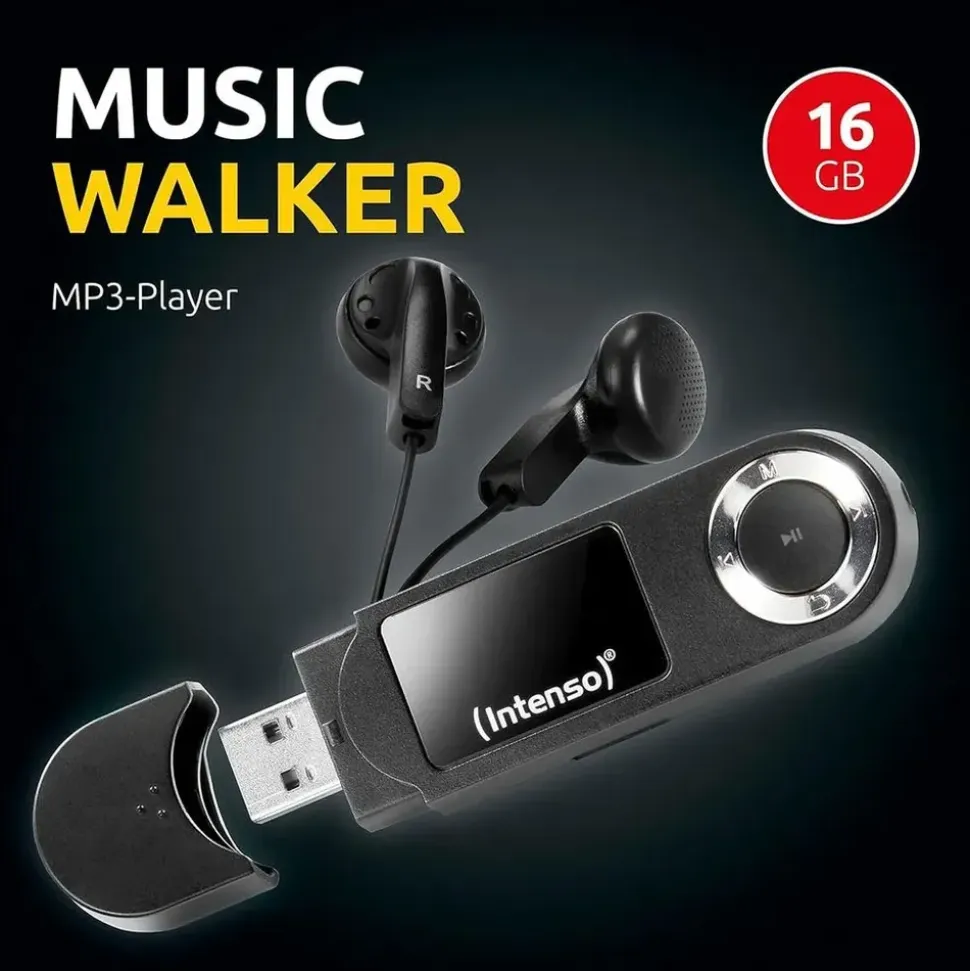 Intenso Music Walker MP3-Player 16 GB Schwarz