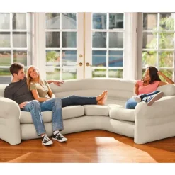 Intex Ecksofa 2-Sitzer Beige