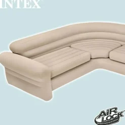 Intex Ecksofa 2-Sitzer Beige