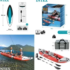 Intex Excursion Pro K2 Set inkl. Alu-Paddel - Pumpe,