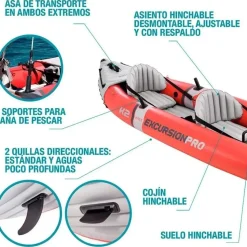 Intex Excursion Pro K2 Set inkl. Alu-Paddel - Pumpe,