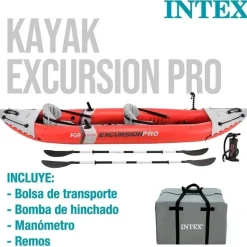 Intex Excursion Pro K2 Set inkl. Alu-Paddel - Pumpe,