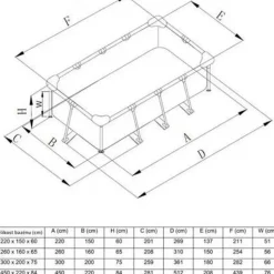 Intex Family Frame rechteckig