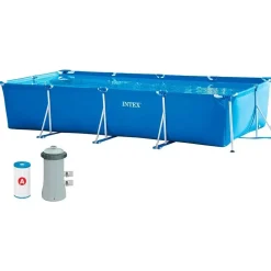 Intex Family Frame Set 450 x 220 x 84 cm inkl. Filterpumpe 28274NP