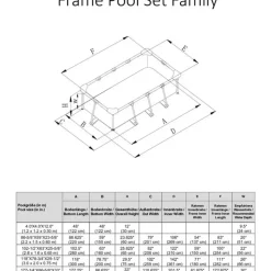 Intex Family Frame 450 x 220 x 84 cm ohne Filterpumpe