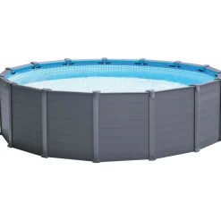 Intex Graphite Panel Pool Set 478 x 124 cm inkl. Sandfilteranlage 26384
