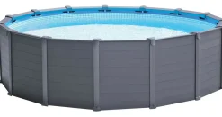 Intex  Graphite Panel Pool Set 478 x 124 cm inkl. Sandfilteranlage 26384