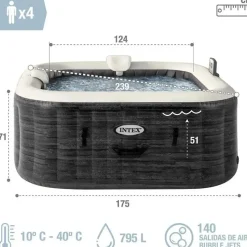Intex Greystone Deluxe