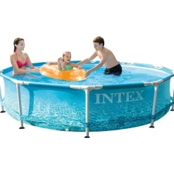 Intex Metal Frame Beachsize rund