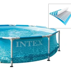 Intex Metal Frame Beachsize rund