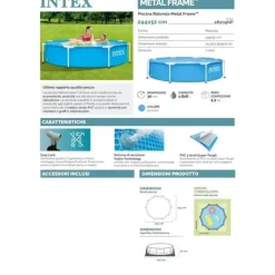 Intex Metal Frame Pool rund