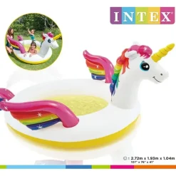 Intex Mystic Unicorn Planschbecken 272 x 193 x 104 cm