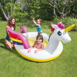 Intex Mystic Unicorn Planschbecken 272 x 193 x 104 cm