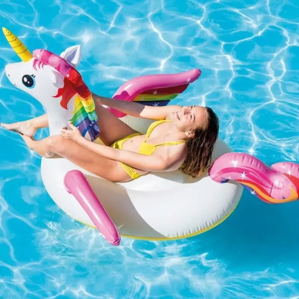 Intex Mystic Unicorn Planschbecken 272 x 193 x 104 cm