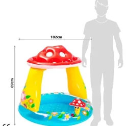 Intex Pilz Baby Pool 102 x 89 cm