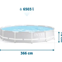 Intex Prism Frame Pool rund