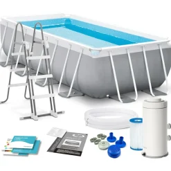 Intex Prism Frame Pool Set 400 x 200 x 100 cm inkl. Filterpumpe