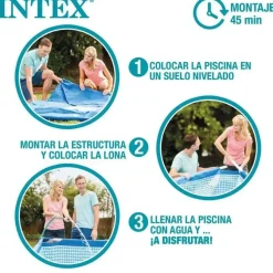 Intex Prism Frame Pool Set 400 x 200 x 122 cm inkl. Filterpumpe