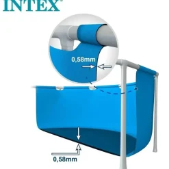 Intex Prism Frame Pool Set 400 x 200 x 122 cm inkl. Filterpumpe