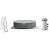 Intex Prism Greywood Pool Set 457 x 122 cm inkl. Kartuschenfilteranlage