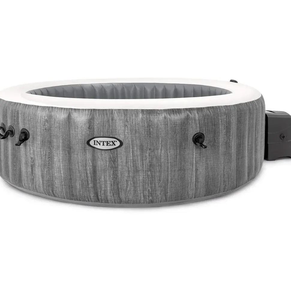 Intex PureSpa Bubble Deluxe Ø 216 x 71 cm greywood