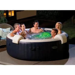 Intex PureSpa Bubble Massage Set Ø 216 x 71 cm navy blue