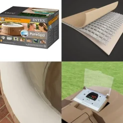 Intex PureSpa Bubble Ø 196 x 71 cm beige 28426