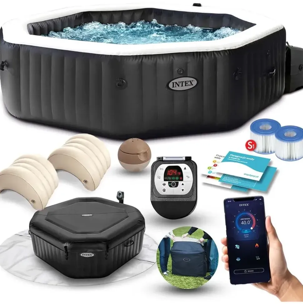 Intex Pure Spa Octagon Bubble Jet