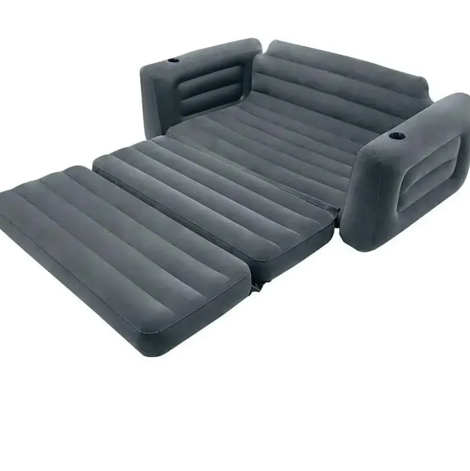 Intex Schlafcouch Futon 2-Sitzer Grau